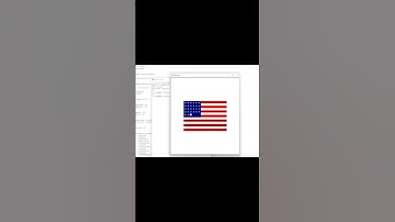 American flag drawn in the Python programming language.