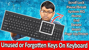 What Scroll Lock, Pause Break & System RQ Do? Forgotten Keyboard Keys !