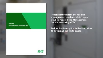 Basic Load Management Sequences Using ATSs