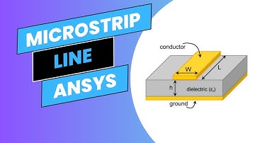 Microstrip Line Design Tutorial in Ansys HFSS | Step-by-Step Guide