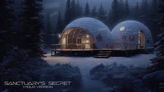 Sanctuary's Secret (1 Hour Version) Relaxing Futuristic Ambient with Immersive 3D Wind & Snow [4K]