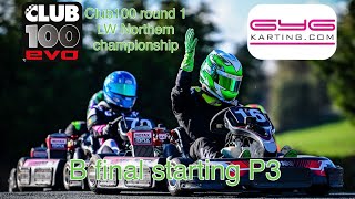 Club100 Rd 1 LW northern championship @ GYG, B Final starting P3. With live stream coverage.
