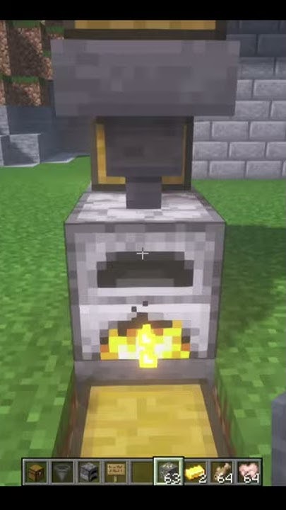 How To Make An Auto Furnace In Minecraft how to make auto furnace in minecraft #short #shorts ##youtubeshorts #
