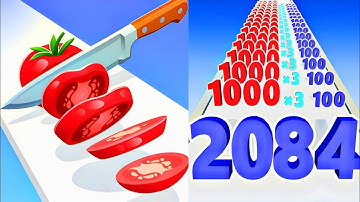 Perfect Slices Vs Number Master - MAX LEVEL Gameplay (Android, iOS)