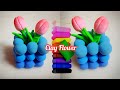Pinterest Inspired Flower Vase || How To Make Flower Vase With Clay