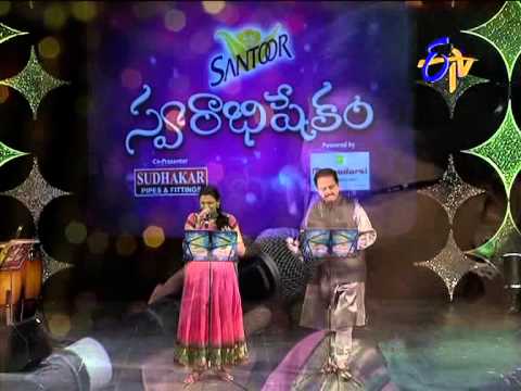 Swarabhishekam   SPBalu Pranavi Performance   Nee Cheyi Naa Cheyi Song   5th October 2014