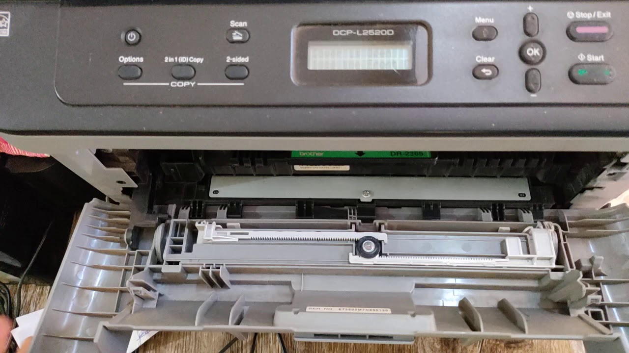Solve Replace Toner Problem Of Brother DCP 2520d - YouTube