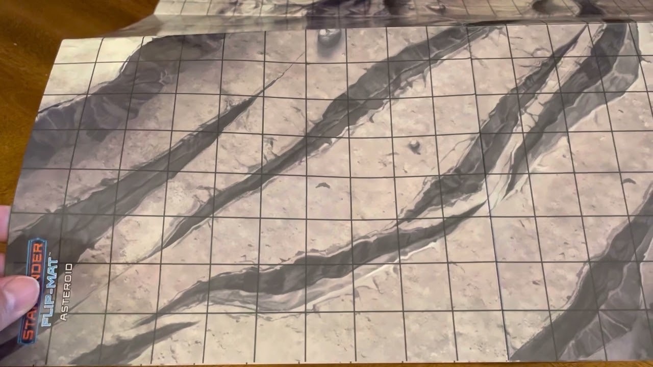Starfinder RPG: Asteroid Flip-Map (Unboxing 