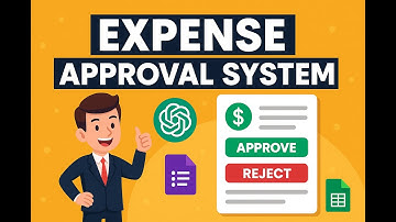 Build an Automated Expense Reimbursement System using ChatGPT + Forms + Sheets (Approve/Reject Flow)
