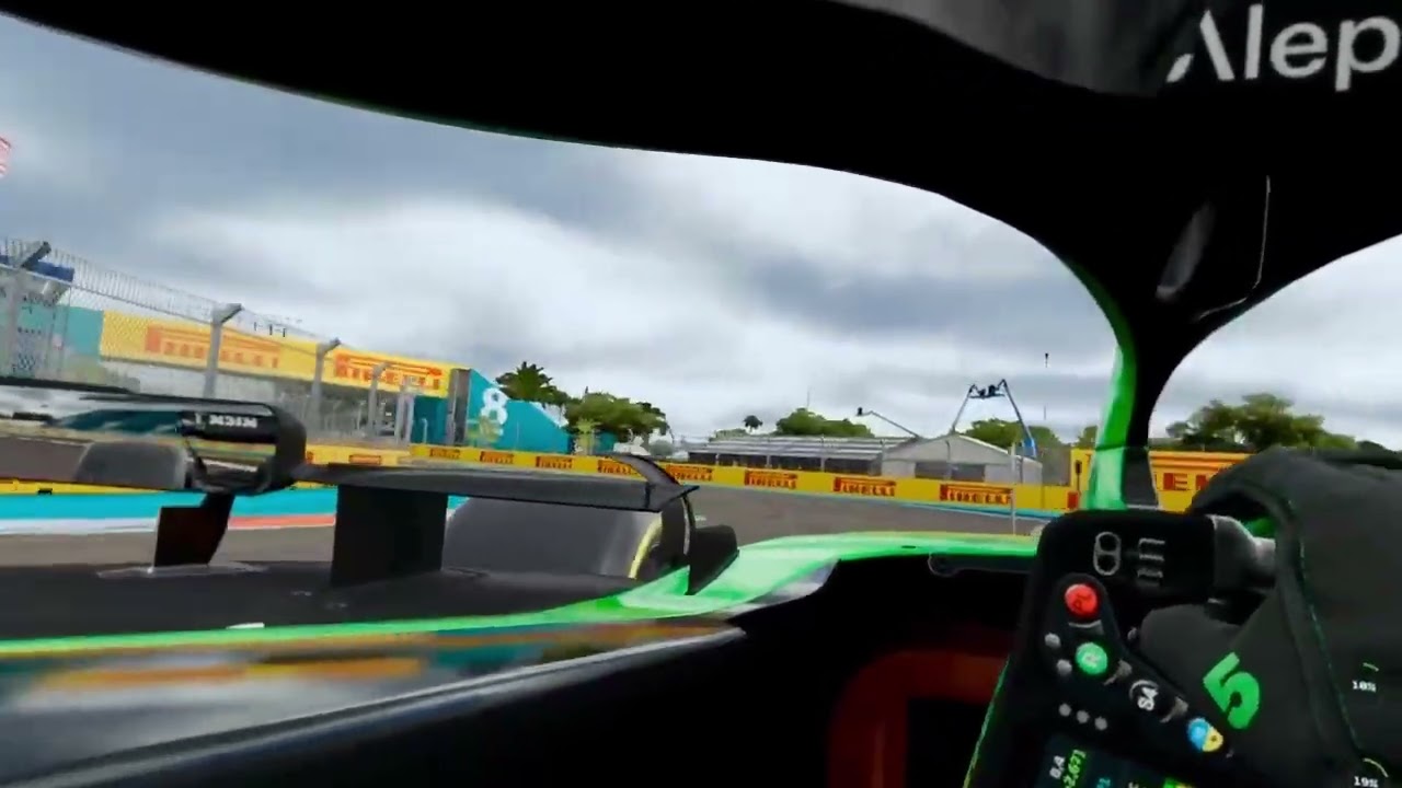 Péssima larga na Corrida sprint GP Miami F1 25