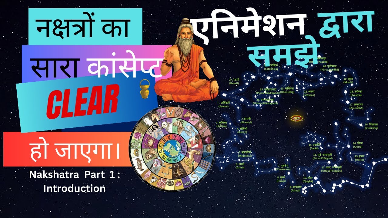 नक्षत्र क्या हैं❓| Nakshatra Part 1 : Introduction With #animation | Aditya Chaurasia | GL Astrology