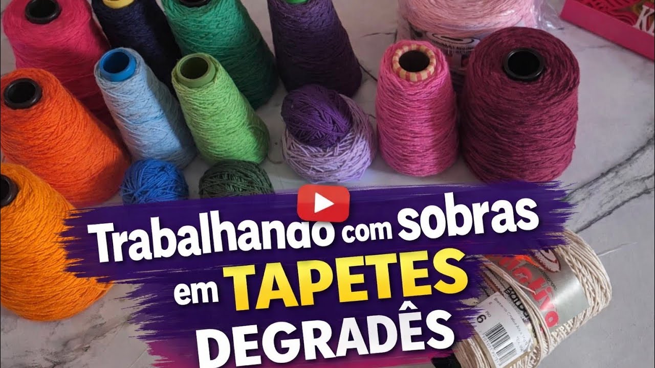 ✅ Coleção Tapetes em Degradê/ Usando sobrinhas @driellybelisario #coleção #vlog 
