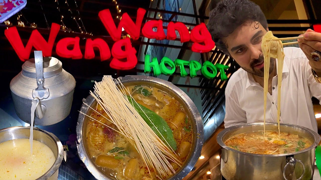 We make our own soup in a Restaurant Wang Wang Hotpot YouTube