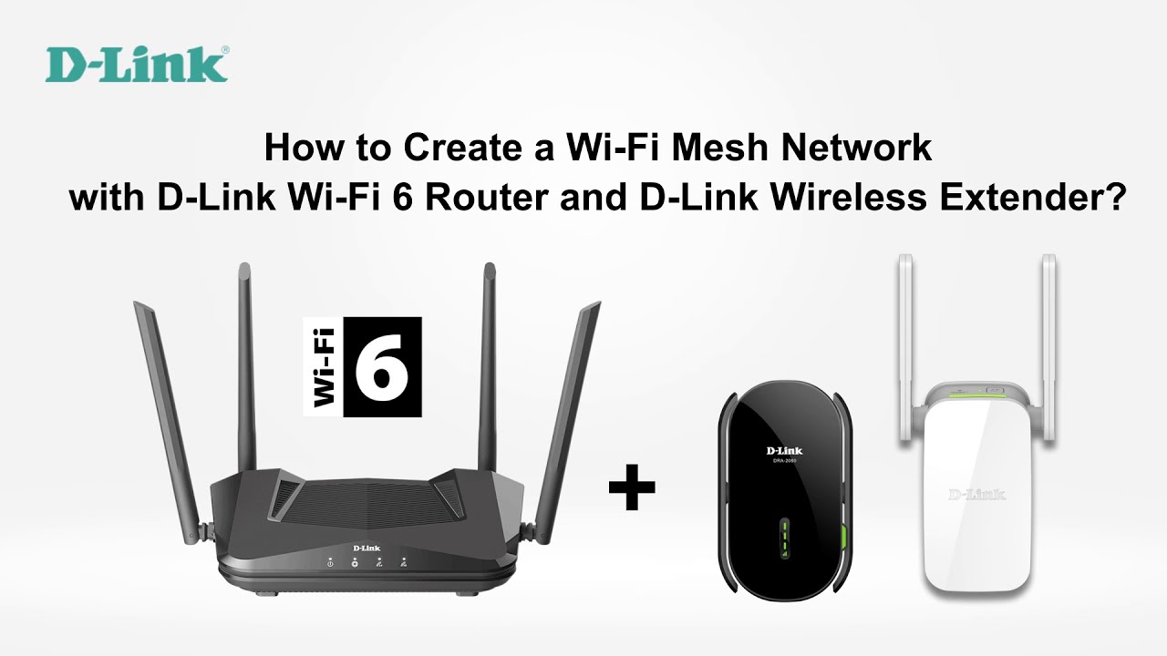 WIFI-REPETIDOR D-LINK AX1800 WIFI 6 MESH