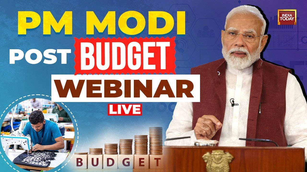 PM Modi Live: PM Narendra Modi Addresses In Post Budget Webinar | PM ...