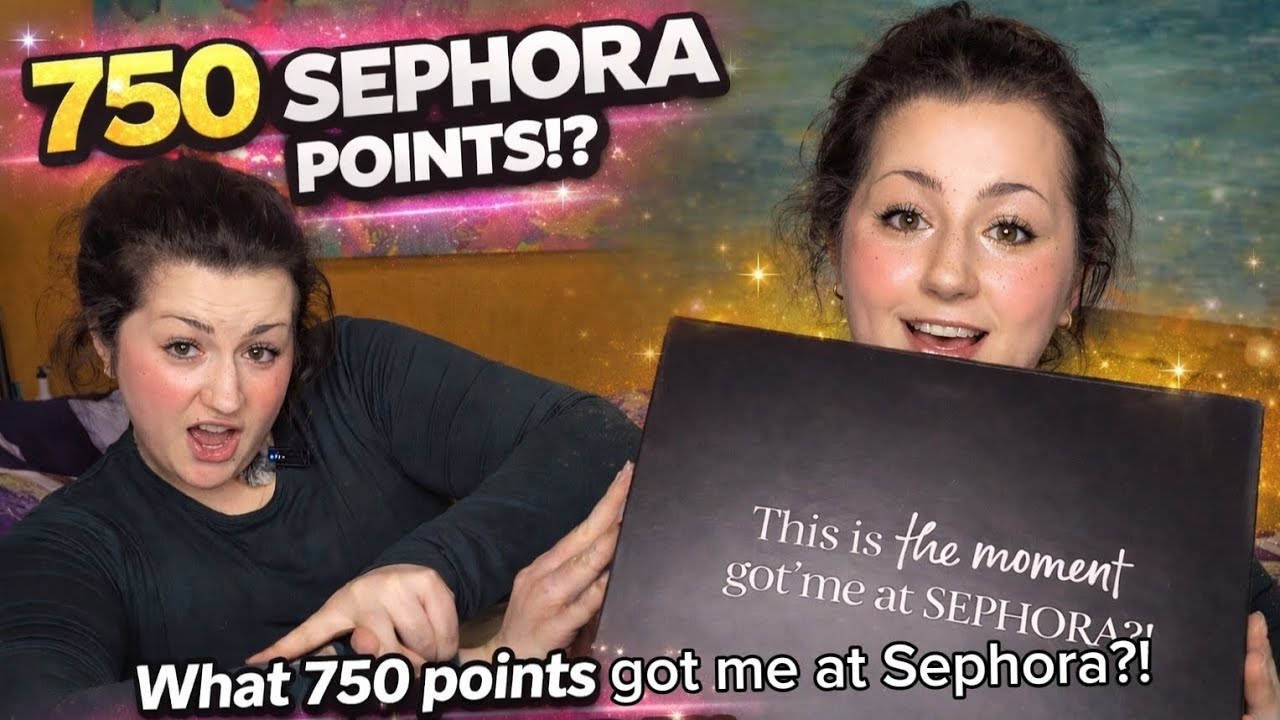 What 750 Points got me @Sephora 🤯🎇🔥 #sephora #unboxing #rewards #free #trending #fyp #viral #blowup 