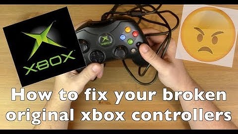 Original Xbox controller repair