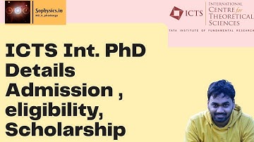 Integrated PhD ICTS (TIFR) Details, Stipend, and Other Details.
