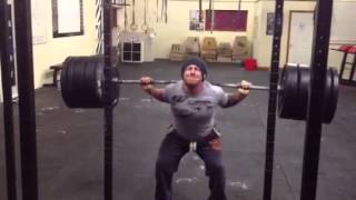 170kg squat x3 (7am morning wod)