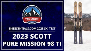 2023 Scott Pure Mission 98 Ti - SkiEssentials.com Ski Test - YouTube