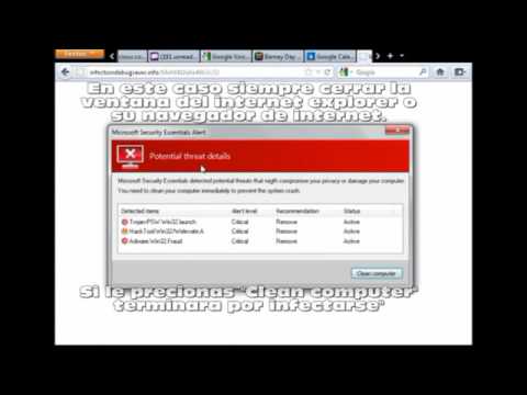 COMPUTADORA INFECTADA cons pyware solucion