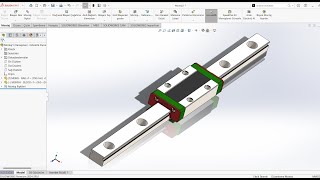 Kayar Mekanizma Çizimi Solidworks ‐ Rail and Block Design