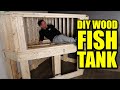 I built an AQUARIUM out of WOOD! The king of DIY - Part 1