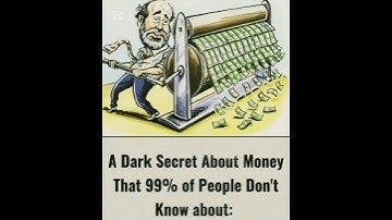 A DARK SECRET ABOUT MONEY THAT 99% OF PEOPLE DON