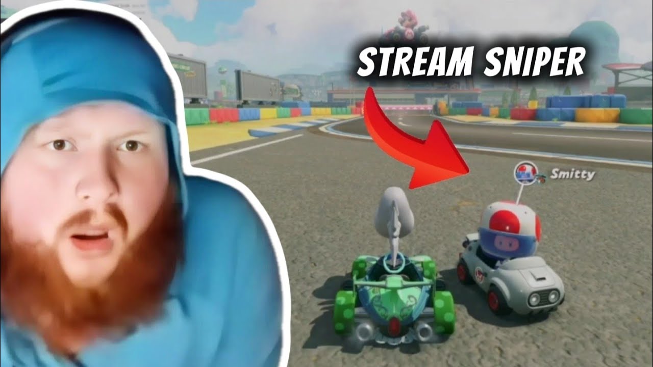CASEOH GETTING TROLLED BY HIS STREAM SNIPERS IN MARIOKART 😂