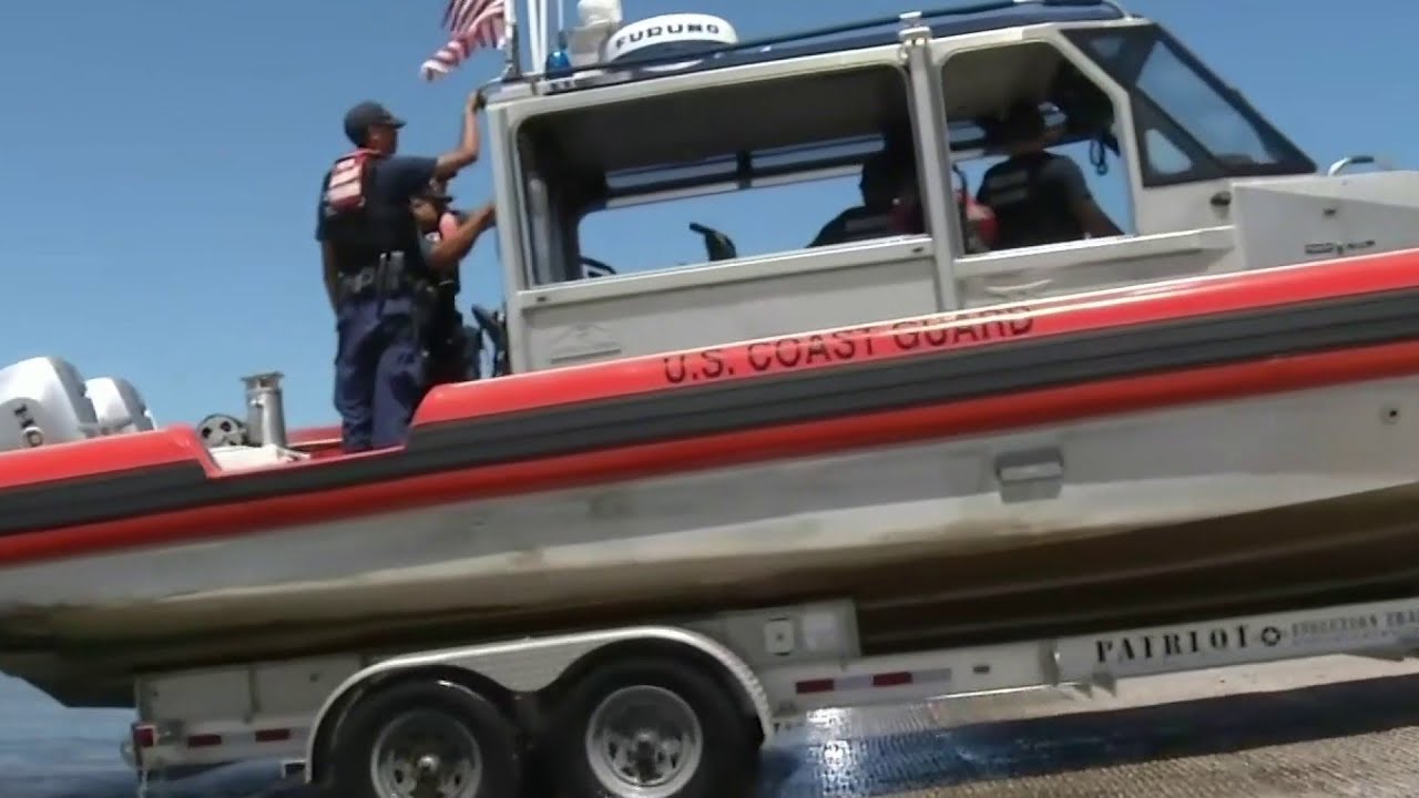 newspaper mockup Coast Guard suspends search for missing boaters, families 'not giving up'
