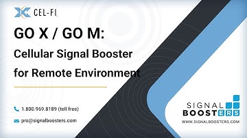 Cel-Fi Go Mobile and Stationary Signal Boosters | Signal Boosters