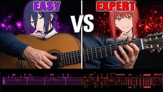 In The Pool | EASY to EXPERT | Fingerstyle Guitar Chainsaw Man [TAB]