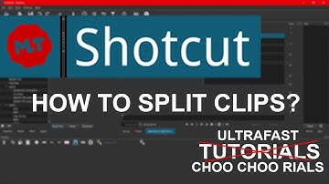 how to split clips in shotcut