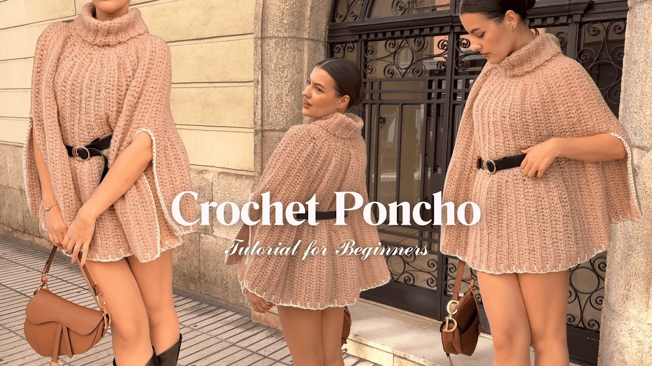 Crochet Poncho Tutorial | Beginner Friendly ππ§Ά
