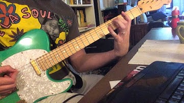 Pink Floyd "On the Run" synth line for guitar