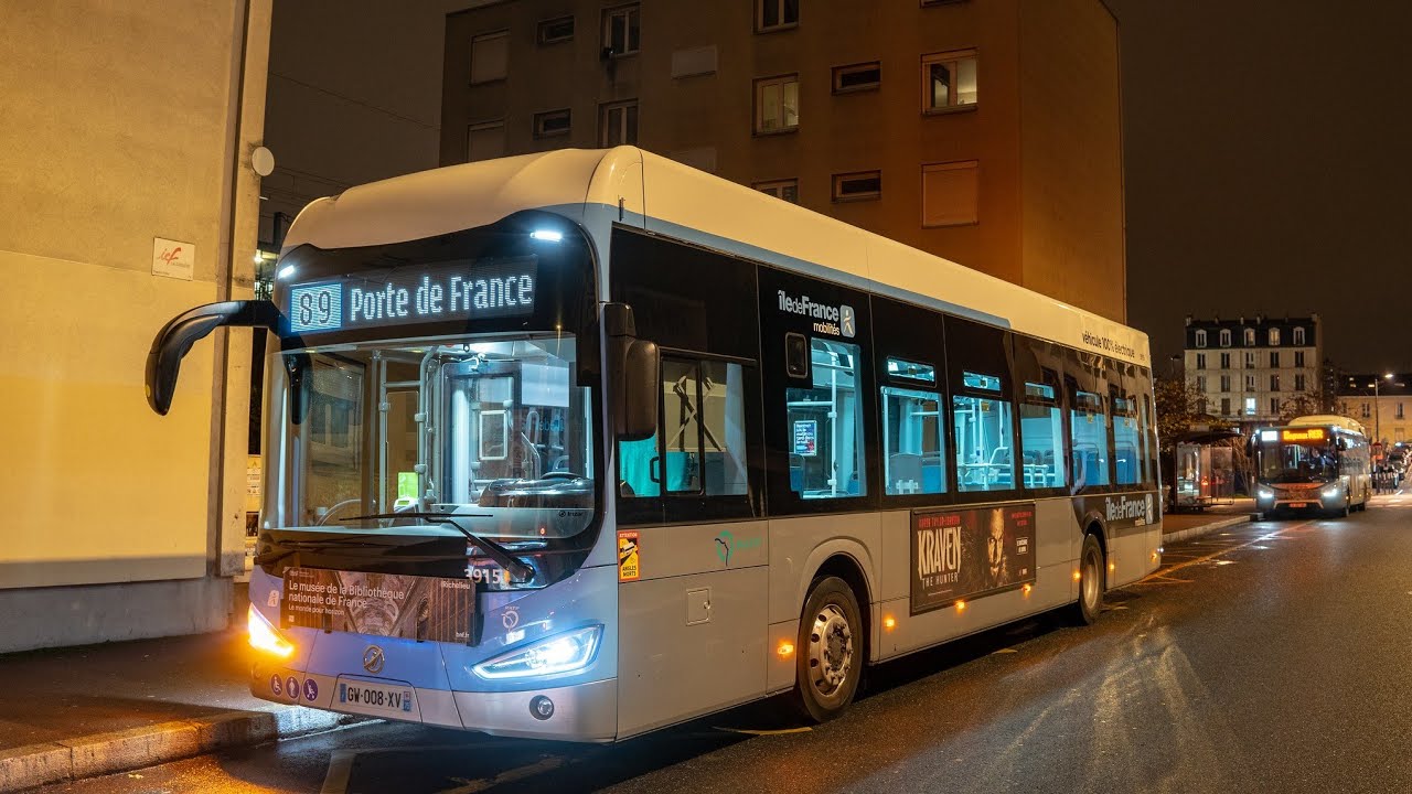 Les bus électriques de la RATP