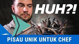 Wow!ini 8 jenis pisau yang dipakai chef terkenalpisau unik berfaedah