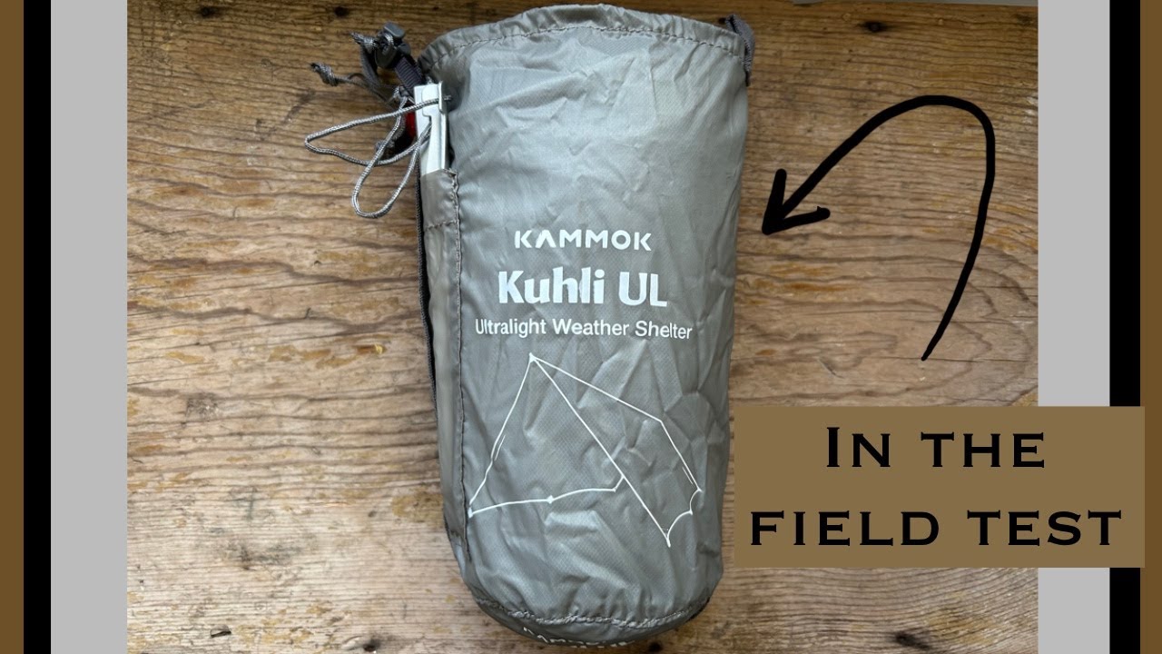 Telone Da Pioggia Kammok Kuhli Per Amaca Da Campeggio - Grigio Granito, Impermeabile, Con Picchetti