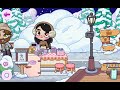 Making a bakery shop in the snow(free)must watch[with voice]🎤cute