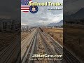 RAILROAD TRACKS in OREM Utah USA JBManCave.com #Shorts