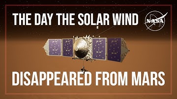 The Day the Solar Wind Disappeared from Mars