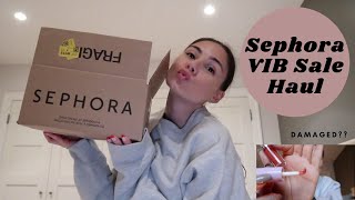 SEPHORA HOLIDAY VIB SALE  HAUL | damaged products