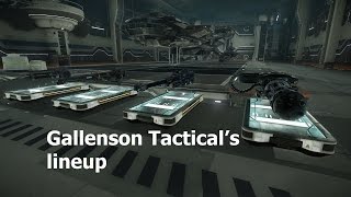 Star Citizen Gunparade: Gallenson Tactical’s lineup