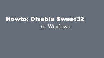 How to disable Sweet32 on Windows