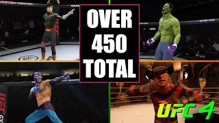 EVERY Emote Available for UFC 4 Created Fighters (Pre-Fight, Post-Fight and Taunts)