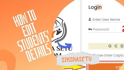 How to Update or Edit students