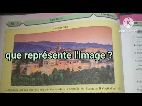 6ème année primaire parcours page 28, 29 activité lecture l' Alhambra السادس إبتدائي
