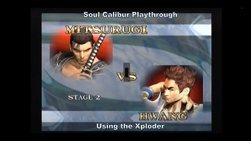 Soul Calibur Mitsurugi Playthrough using the Dreamcast Xploder :D #Dreamcast #Sega #DC #CheatCodes