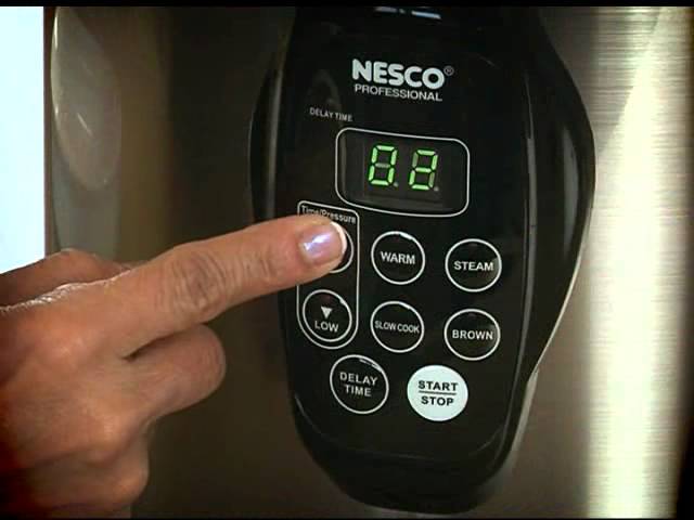 Nesco 6-Quart Programmable Electric Pressure Cooker at