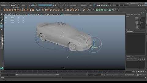 How to Rig a Car Model in Maya | Easy Door, Hood, & Wheel Controls